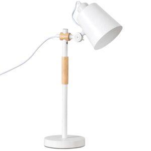 Bílá kovová stolní lampa Somcasa Iria 54 cm