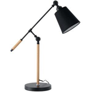 Černá kovová stolní lampa Somcasa Lizar 67 cm