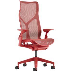 Červená kancelářská židle Herman Miller Cosm H