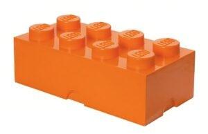 Oranžový úložný box LEGO® Smart 25 x 50 cm