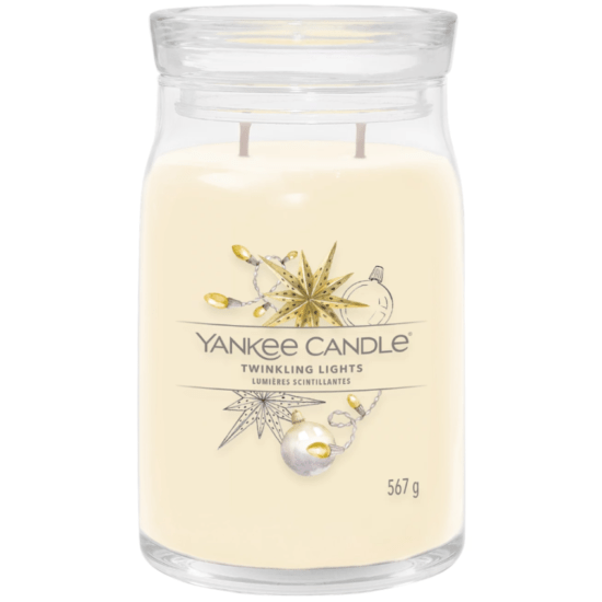 Velká vonná svíčka Yankee Candle Twinkling Lights Signature